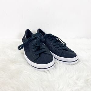 Keds 8 Womens Black Mesh Canvas Sneakers